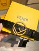 AAA Fake Fendi Black Crocodile Belt - Yellow Gold Buckle (2)_th.jpg